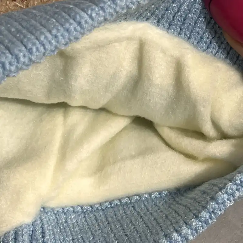 کلاه بافتنی بچگانه مدل گره تدی کد B L O 1