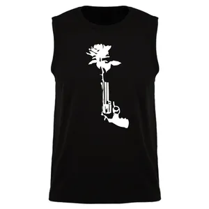 تاپ مردانه مدل  GUN کد DH43 رنگ مشکی