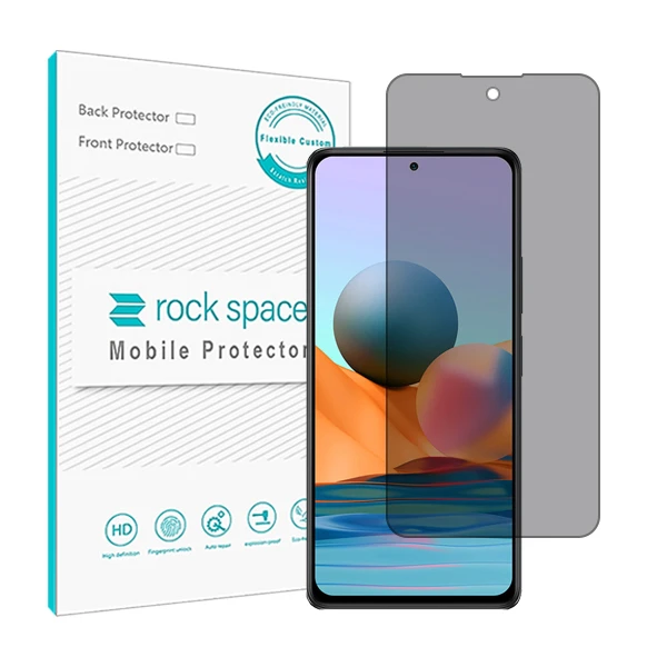 محافظ صفحه نمایش حریم شخصی راک اسپیس مدل HyPRV مناسب برای گوشی موبایل  شیائومی Redmi Note 10 Pro (China)