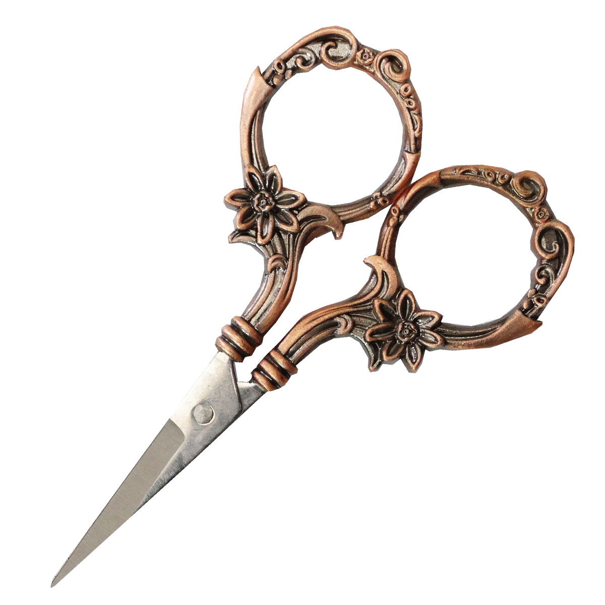 قیچی خیاطی مدل  گل و بوته کد G9