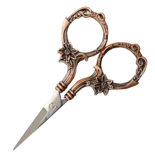 قیچی خیاطی مدل  گل و بوته کد G9