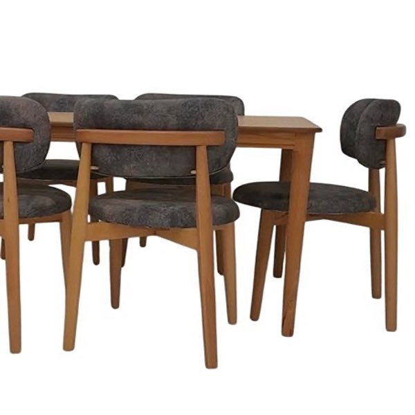 میز و صندلی ناهارخوری شش نفره گالری آدرینو مدرن مدل پرومکس کد۶۶۷۷