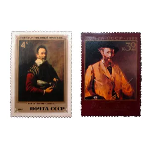 تمبر یادگاری مدل هنری کد bc-1308 مجموعه 2 عددی