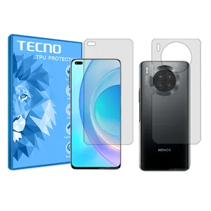 Tecno HyGEL model transparent screen protector suitable for Honor 50 Lite mobile phone along with the back protector