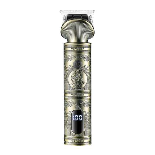 ماشین اصلاح موی سر و صورت وی جی ار مدل V-962، اصلاح به صورت صفر زن، قابلیت اصلاح با شماره صفر، منبع انرژی با باتری، تکنولوژی اصلاح به صورت تریمر، مدت زمان شارژ 90 دقیقه و مدت زمان استفاده پس از شارژ 200 دقیقه، به همراه برس تمیزکننده