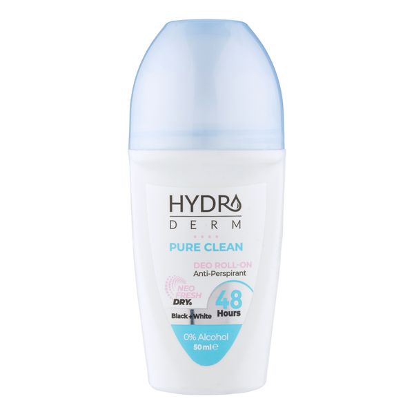رول ضد تعریق زنانه هیدرودرم مدل Pure Clean حجم 50 میلی لیتر
