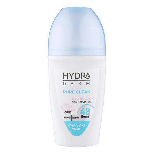 رول ضد تعریق زنانه هیدرودرم مدل Pure Clean حجم 50 میلی لیتر