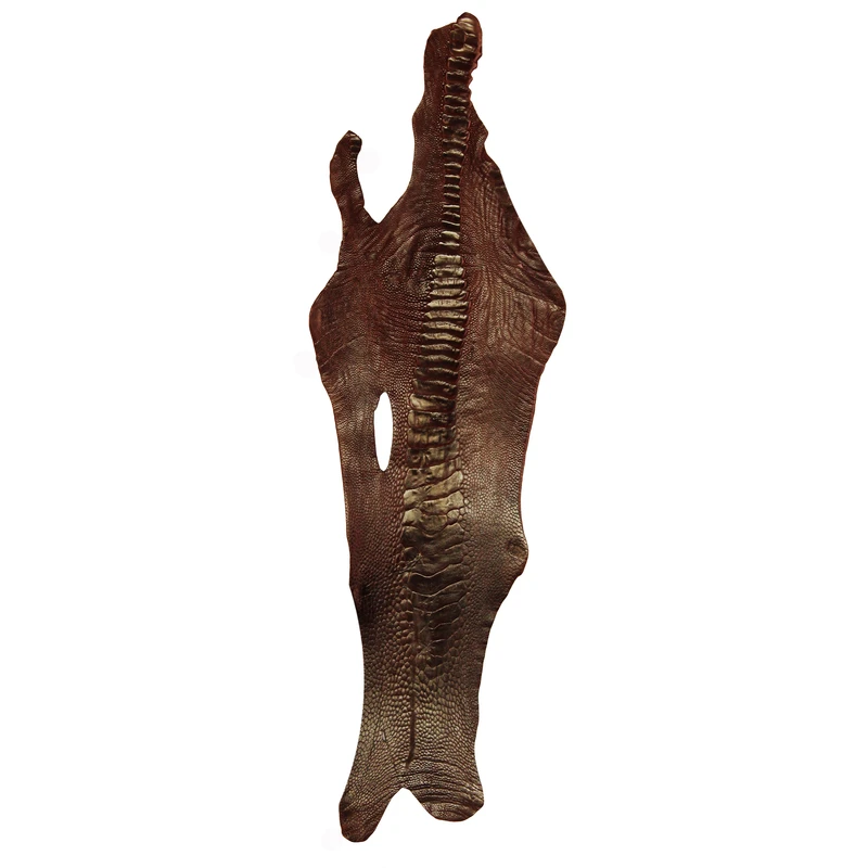 چرم طبیعی مدل ساق شتر مرغ کد OL055