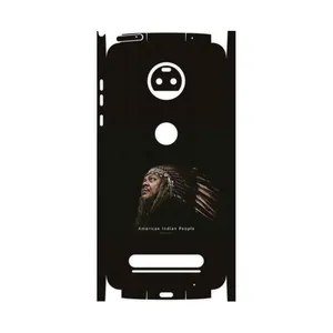 MAHOOT Portrait of an Indian Man-FullSkin Cover Sticker for Motorola Moto Z2 Force