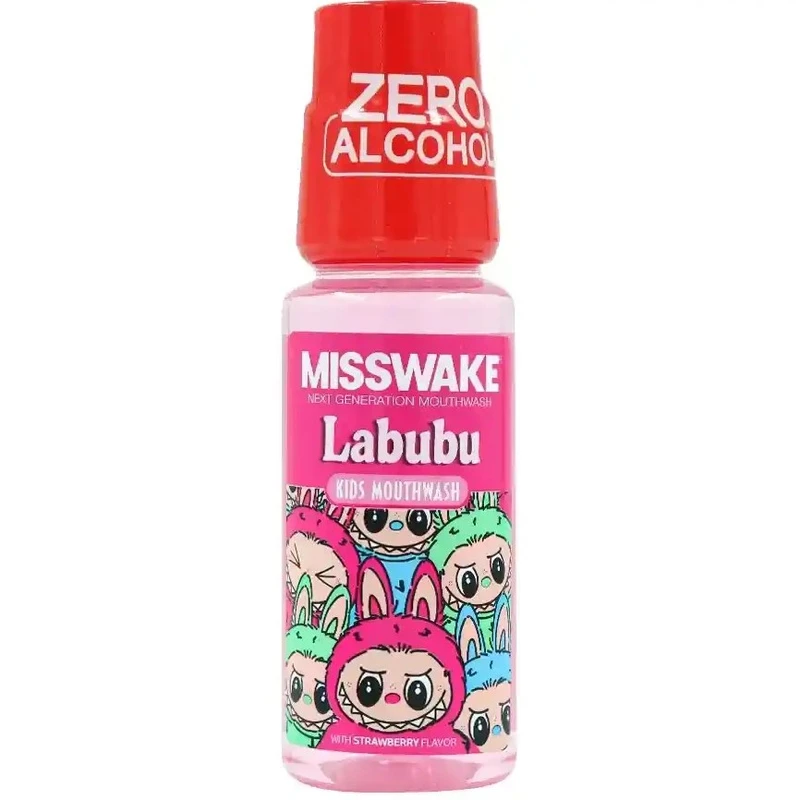 دهان‌شویه کودک میسویک مدل لبوبو دخترانه حجم 200 میلی‌لیتر