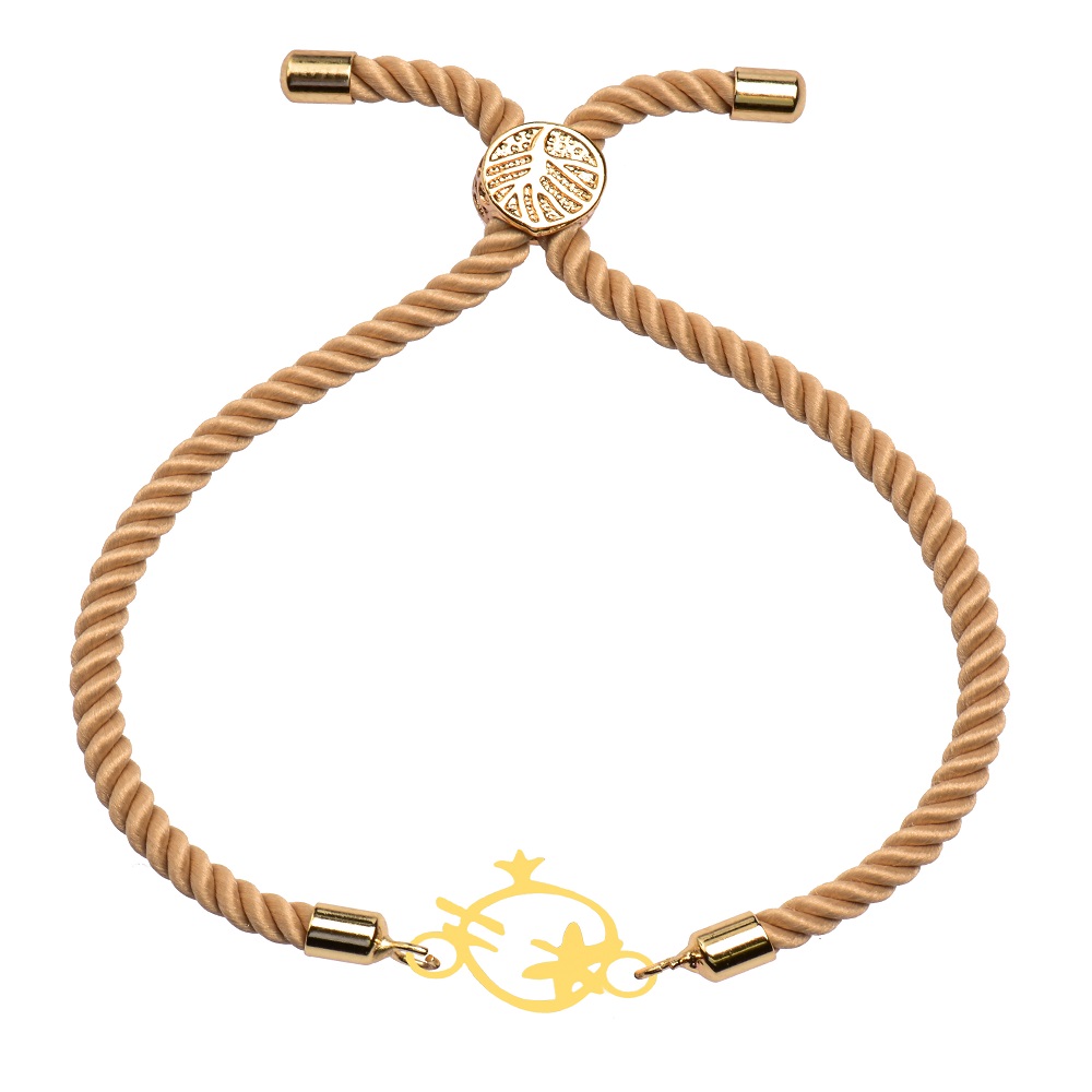 دستبند طلا 18 عیار زنانه کرابو طرح انار مدل kr101022