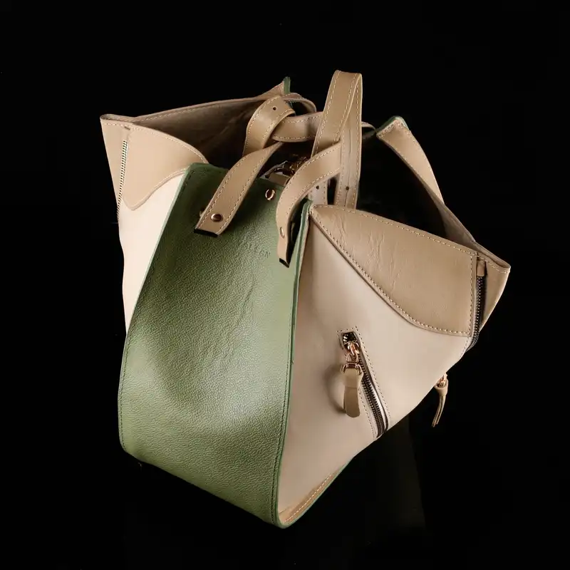 کیف دوشی زنانه چرم یلسان مدل مدل لیان کد MC-047-sbz