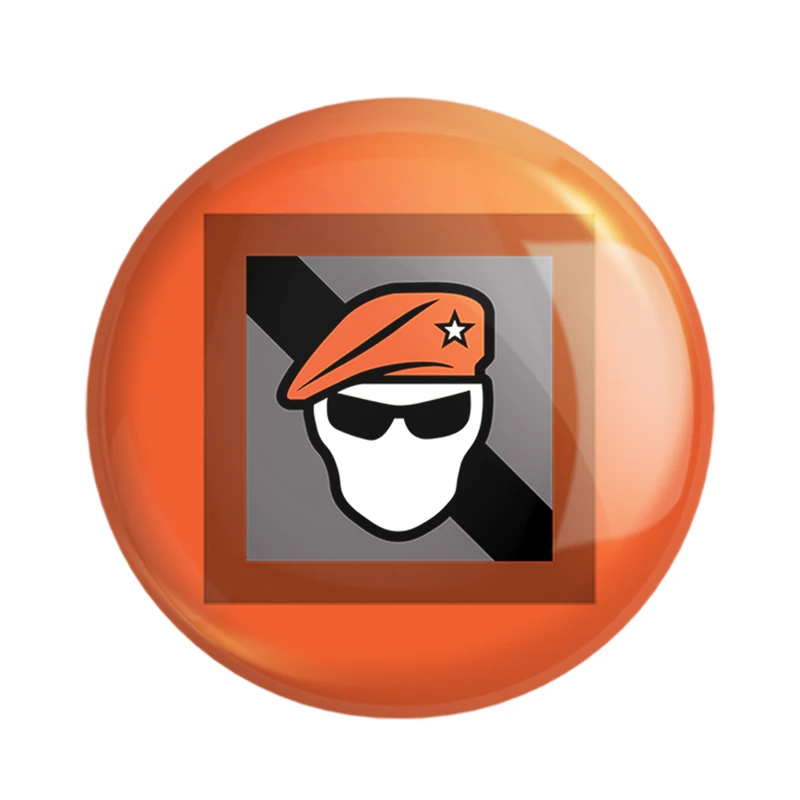 مگنت خندالو مدل  recruit_orange بازی رینبو سیکس سیج  کد 30365