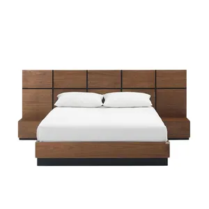 تخت خواب ام دی اف دونفره هیراد مدل Z126-MDF سایز 240×210 سانتی متر