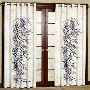 پرده مدل شعر هازان پانچی کد 4494 سایز 140x200 سانتی متر