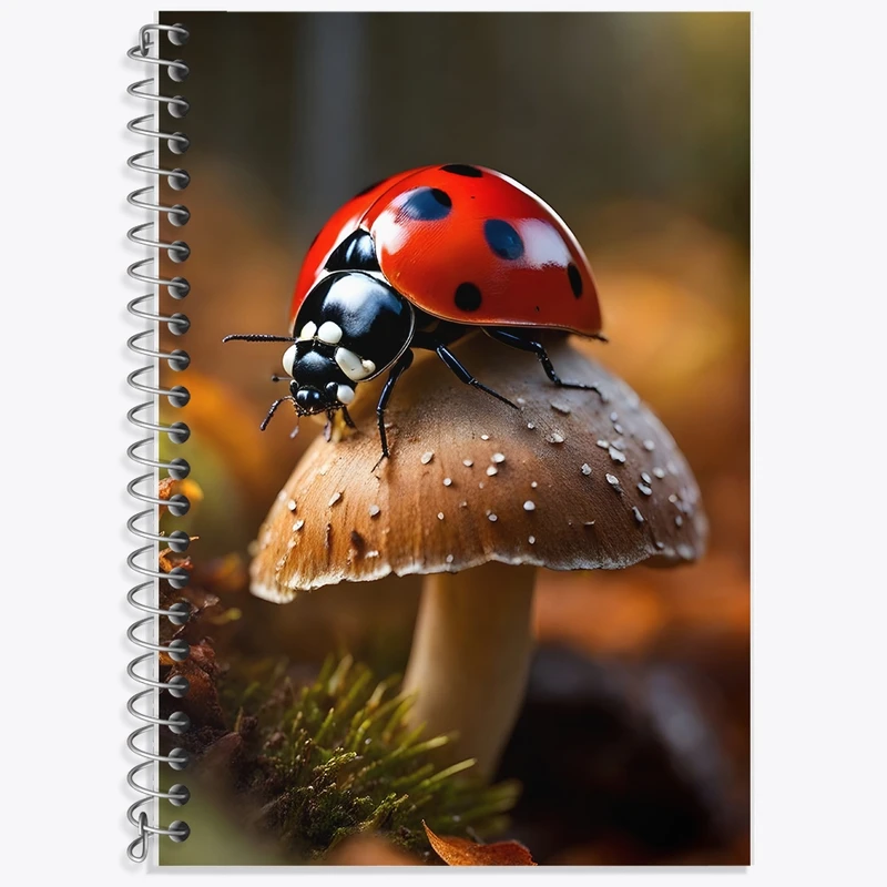 دفتر لغت 50 برگ خندالو طرح کفشدوزک کد F1323