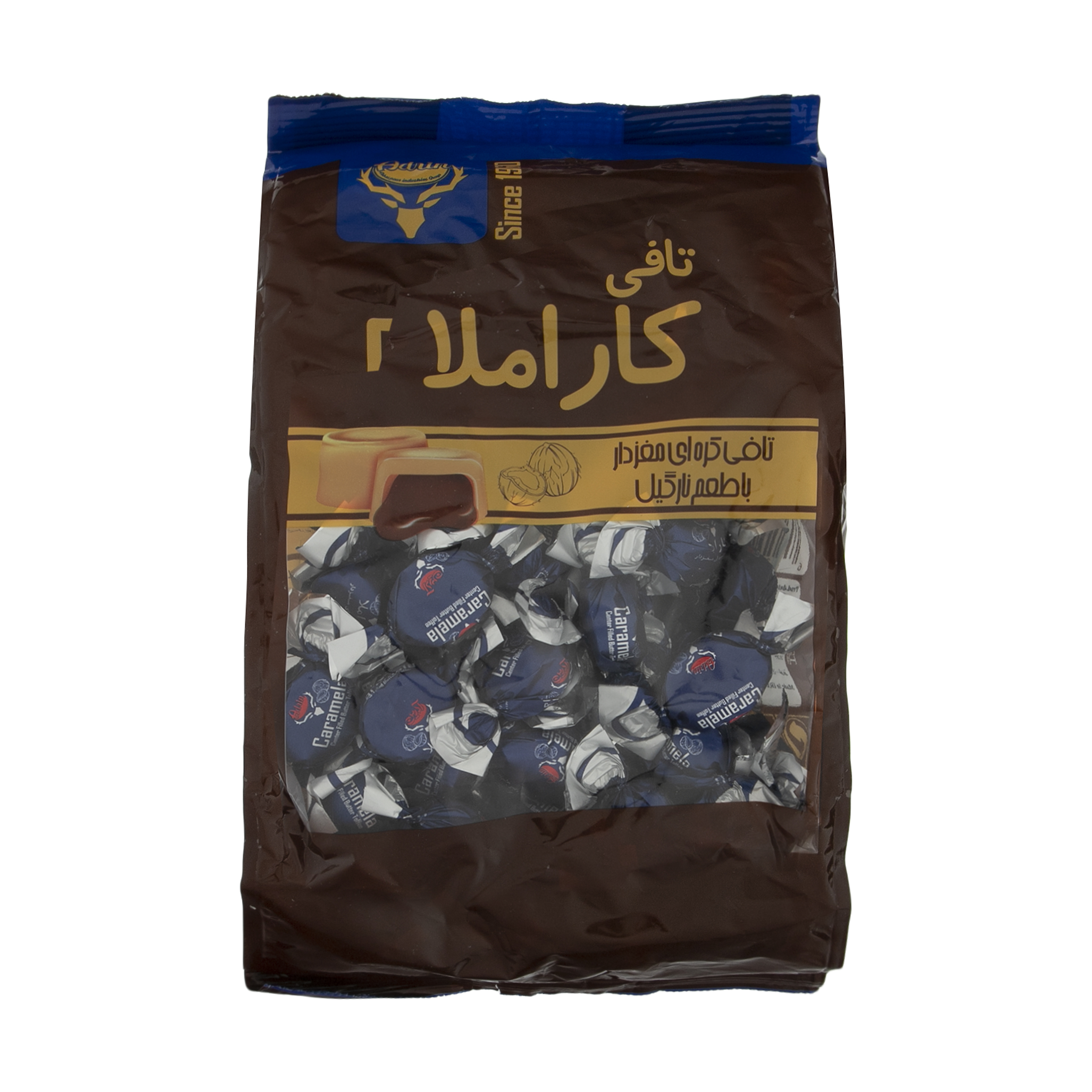 تافی کره ای مغزدار آدرین با طعم نارگیل - 1 کیلوگرم