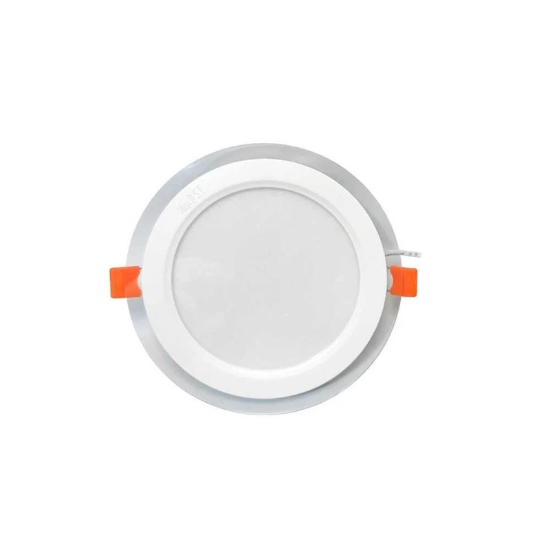 پنل ال ای دی توکار 12 وات پارس شعاع توس مدل دایره گلاریس بسته 10 عددی