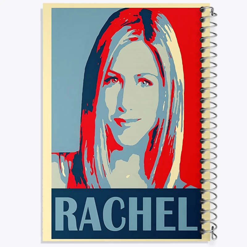 دفتر مشق 50 برگ خندالو طرح ریچل فرندز (Friends) کد F6472