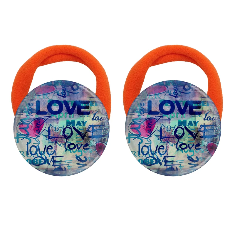 کش مو زنانه مدل love کد 1075 بسته دو عددی