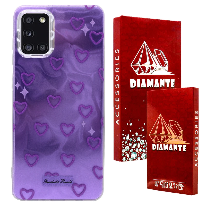 کاور دیامانته مدل Ghalbi Rd مناسب برای گوشی موبایل سامسونگ Galaxy A31