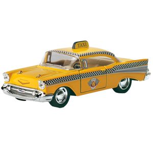 نقد و بررسی ماشین بازی کینزمارت مدل شورولت تاکسی 1957 Chevrolet Bel Air (Taxi) کد KT5360 توسط خریداران