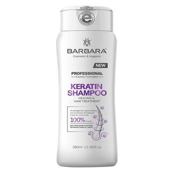 شامپو مو باربارا مدل KERATIN THERAPY حجم 380 میلی لیتر