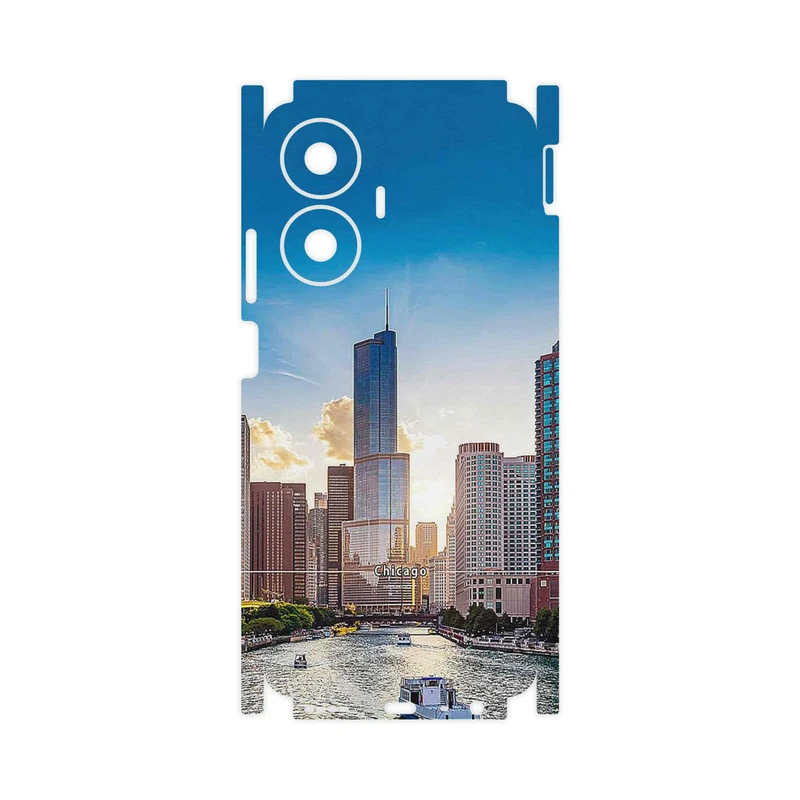برچسب پوششی ماهوت مدل City of Chicago-FullSkin مناسب برای گوشی موبایل ریلمی C55