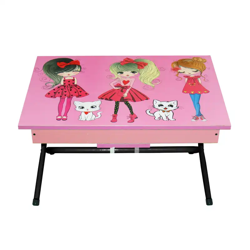 میز تحریر کودک میزیمو مدل دختر چکمه پوش کد 3414