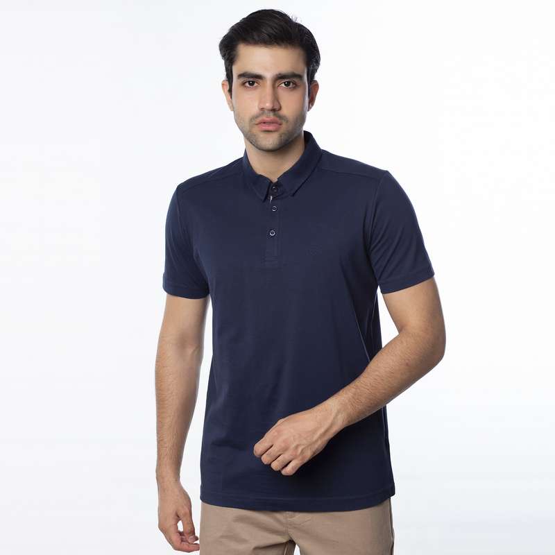 پولوشرت آستین کوتاه مردانه جامه پوش آرا مدل 4011030308-59