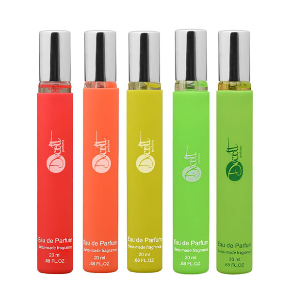 عطر جیبی دکلت مدل BERRY حجم 20 میلی لیتر مجموعه 5 عددی