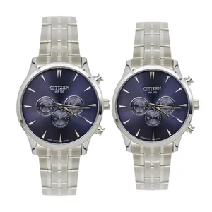 ست ساعت مچی عقربه‌ای زنانه و مردانه سیتی زن مدل 98166