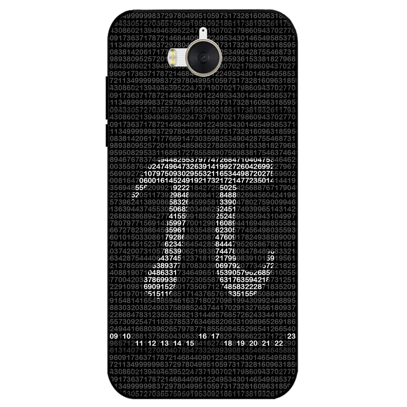 کاور مگافون طرح عدد پی مدل 7240 مناسب برای گوشی موبایل هوآوی Y6 2017