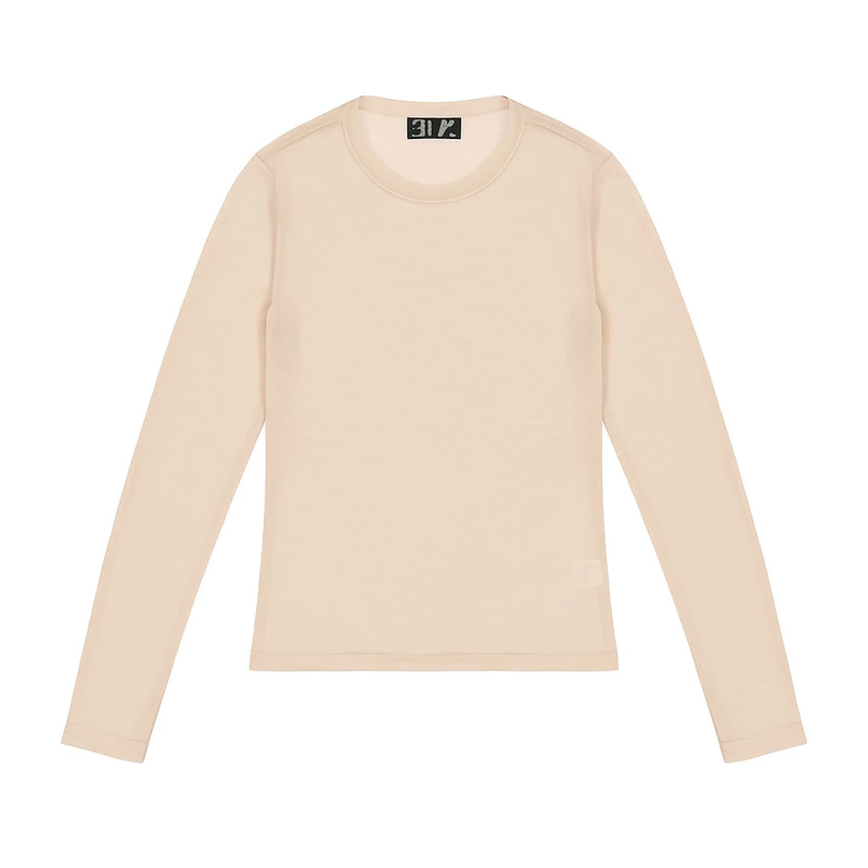 بلوز آستین بلند یقه گرد زنانه مدل 7230378