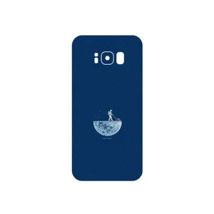 MAHOOT Minimal Gardener Astronaut Cover Sticker for Samsung Galaxy S8