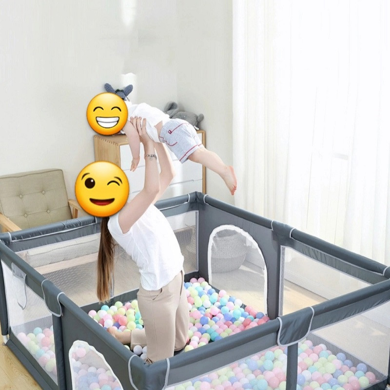 تخت و پارک بازی مدل مربع توری 200x200