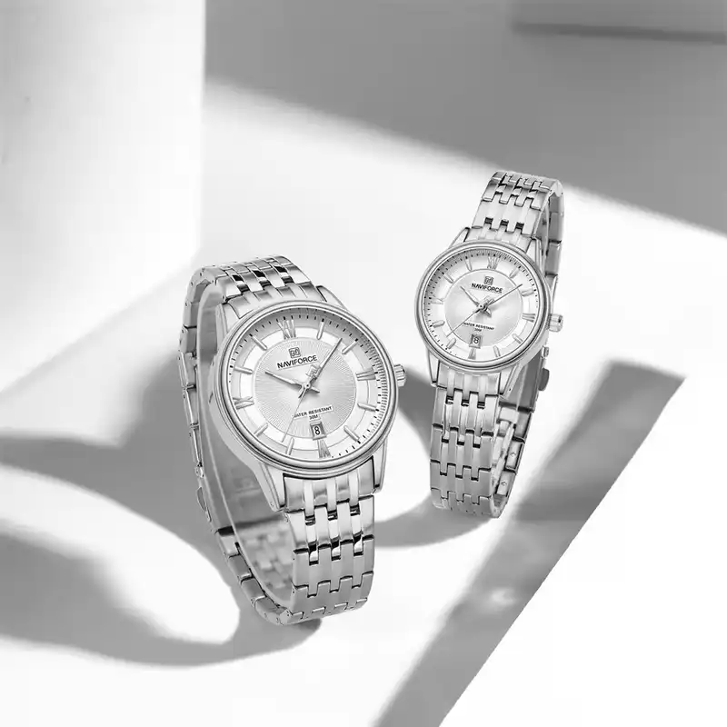 ست ساعت مچی عقربه ای نیوی فورس مدل NF8040SSW