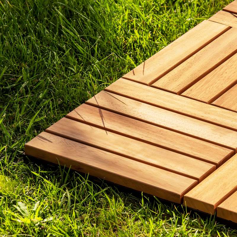 کفپوش مدل تایل ترموود سایز 30x30 سانتی متر