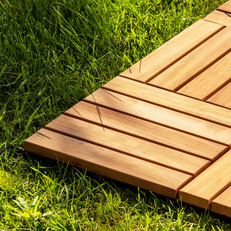 کفپوش مدل تایل ترموود سایز 30x30 سانتی متر