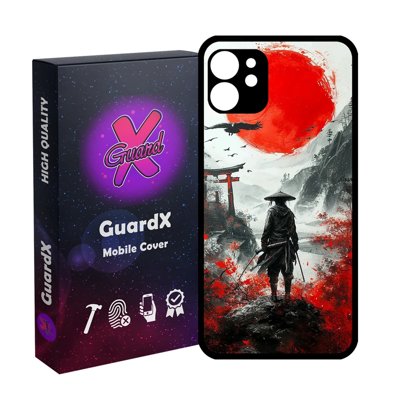 کاور گارد ایکس طرح سامورایی مدل Glass10807 مناسب برای گوشی موبایل اپل iPhone 11