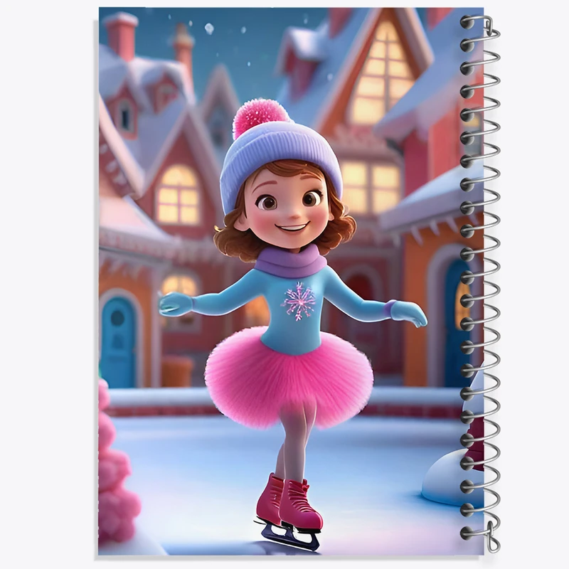 دفتر نقاشی 50 برگ خندالو طرح دخترانه کد F7792