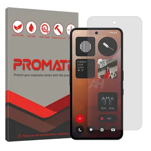 Promate Resistant model transparent screen protector suitable for Nothing Phone 3a Pro mobile phone