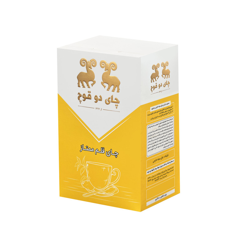 چای سیاه قلم دو قوچ - 400 گرم