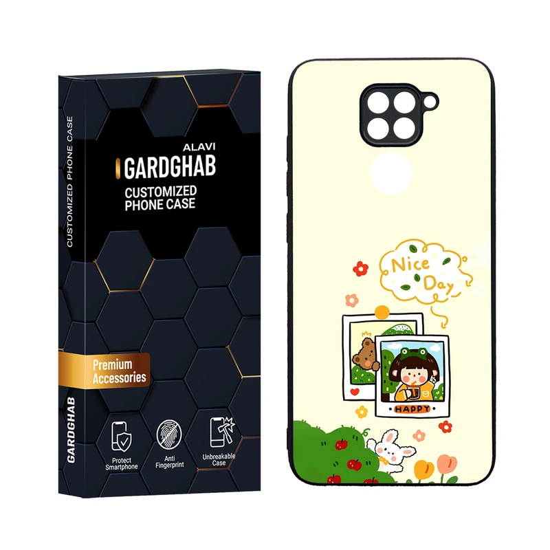 کاور گارد قاب مدل دورژله ای دخترانه مناسب برای گوشی موبایل شیائومی Redmi Note 9