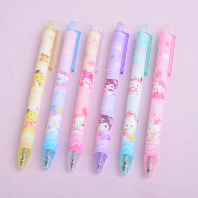 مداد مدل کلیکی بینهایت طرح کرومی و ملودی بسته 6 عددی