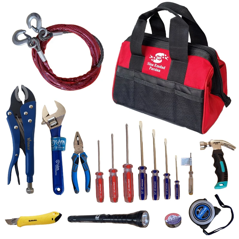 مجموعه ابزار 18 عددی سینا امداد مدل CA009