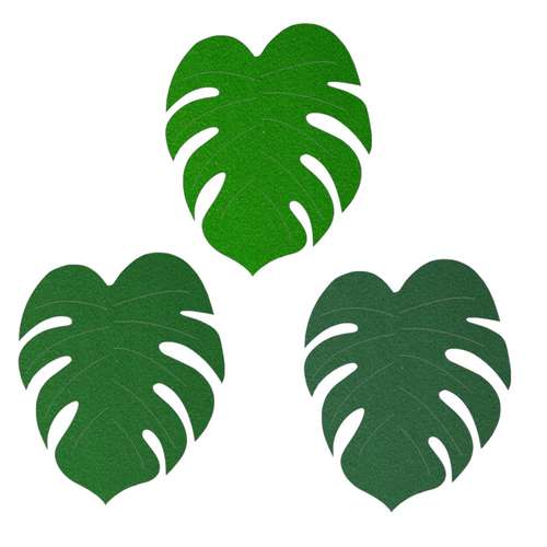 الگو نمد مدل برگ انجیری بسته 3 عددی