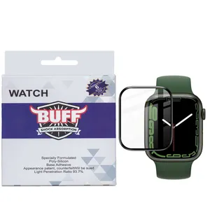Buff FullGlue-G tempered glass screen protector for Apple Watch 45mm series 7 / 8 / 9