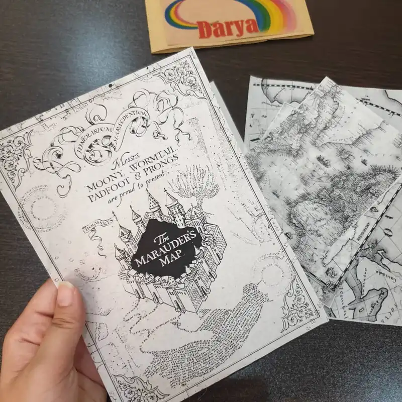 کاغذ رنگی دریا مدل اسکرپ بوک طرح نقشه کد 02 بسته 8 عددی