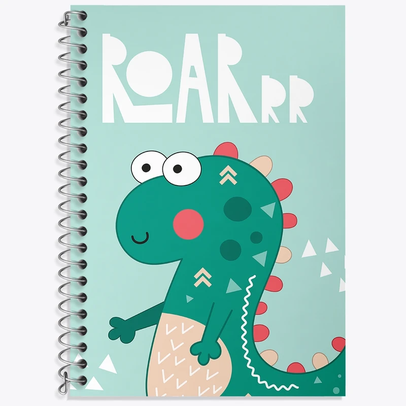 دفتر لغت 50 برگ خندالو طرح دایناسور کد N521